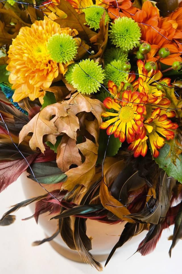 Halloween floral arrangements on funnyhowflowersdothat.co.uk