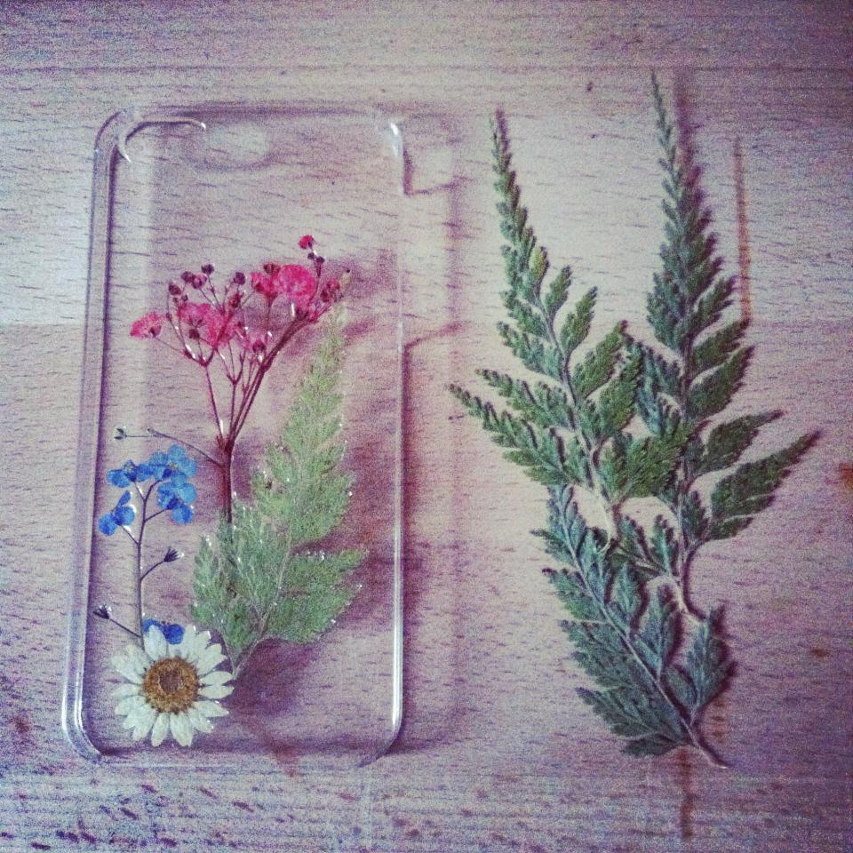 A pressed floral phone case Flower Mobile Phone Cases on funnyhowflowersdothat.co.uk