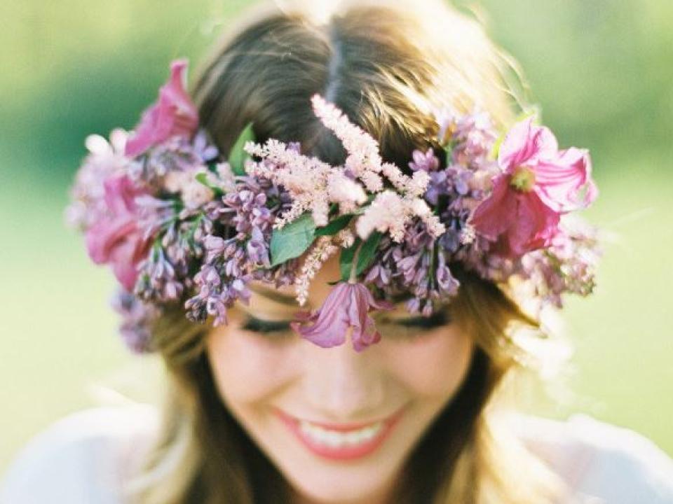 Boho-Chic Flower Crown