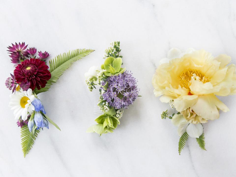 DIY: romantic floral hair clips | Funny How Flowers Do That