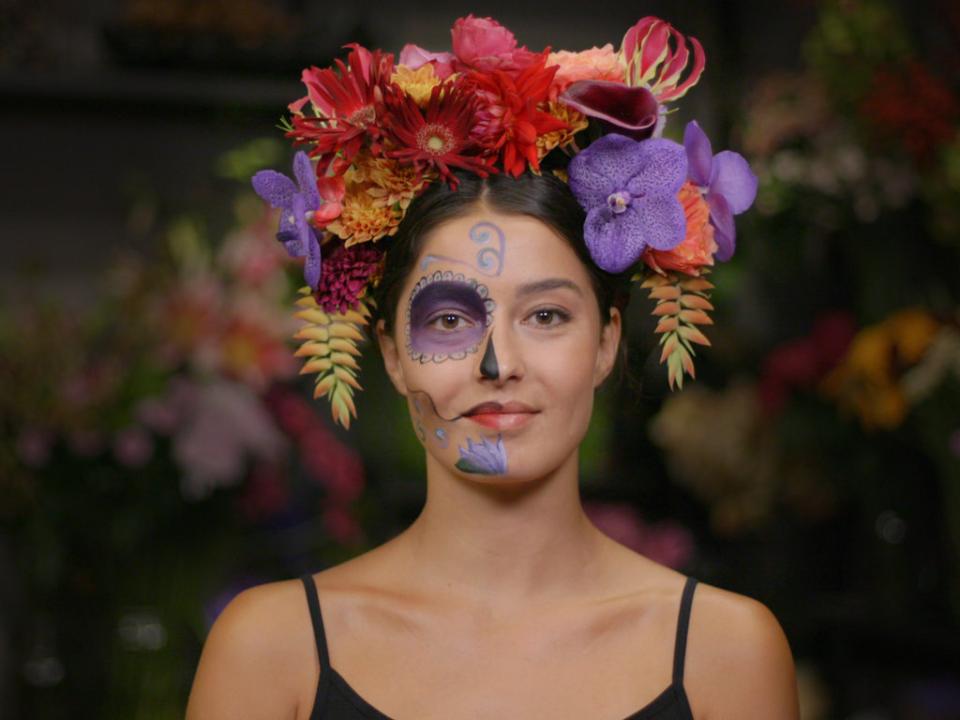 Dia de los muertos flower crown DIY - Funnyhowflowersdothat.co.uk