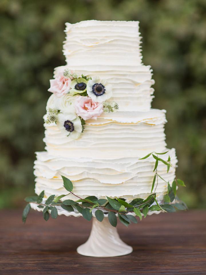 Boho-Chic Wedding Cake