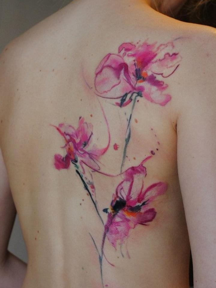 Aquarel tattoo