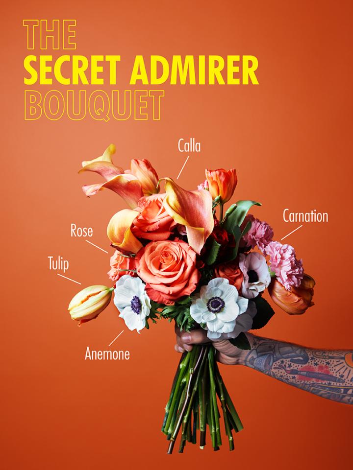 How To Make A Secret Admirer Bouquet | Funny How Flowers Do That