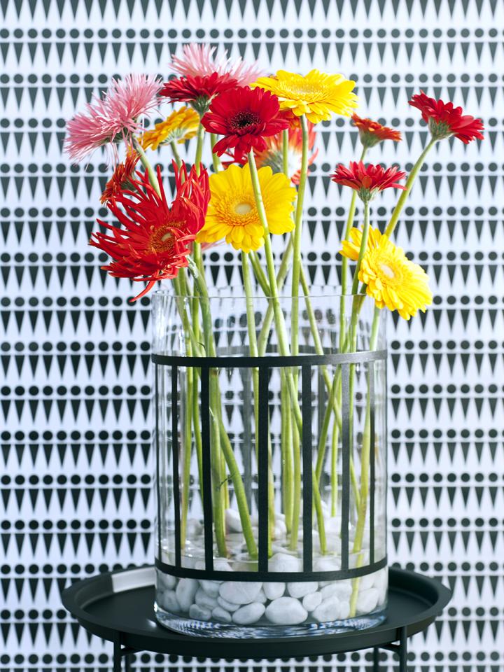 Gerbera Bloemenagenda Mooiwatbloemendoen DIY grafische vaas